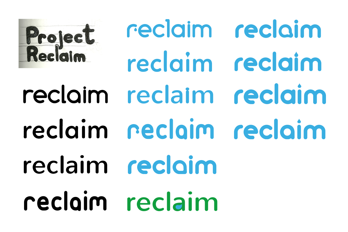 Reclaim Logo Sketches