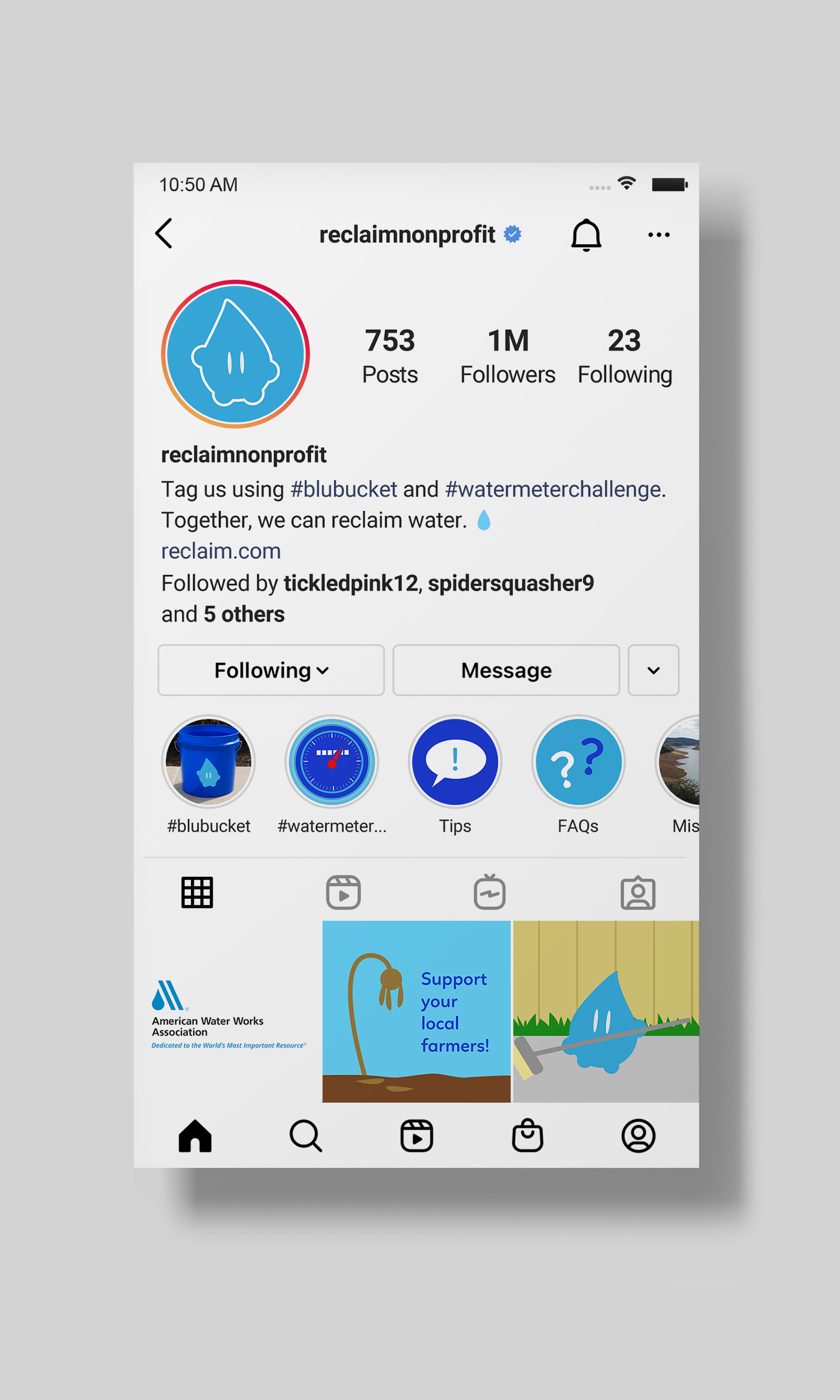 Reclaim Instagram Page