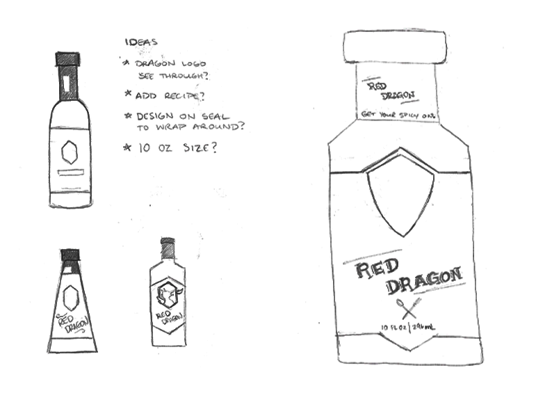 Package Design Sketches