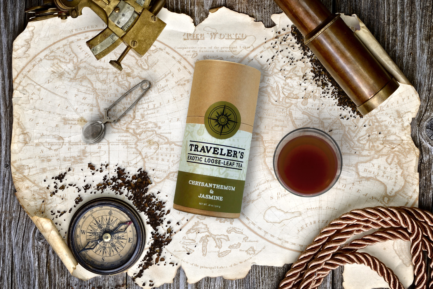 Traveler's Tea Mood Board