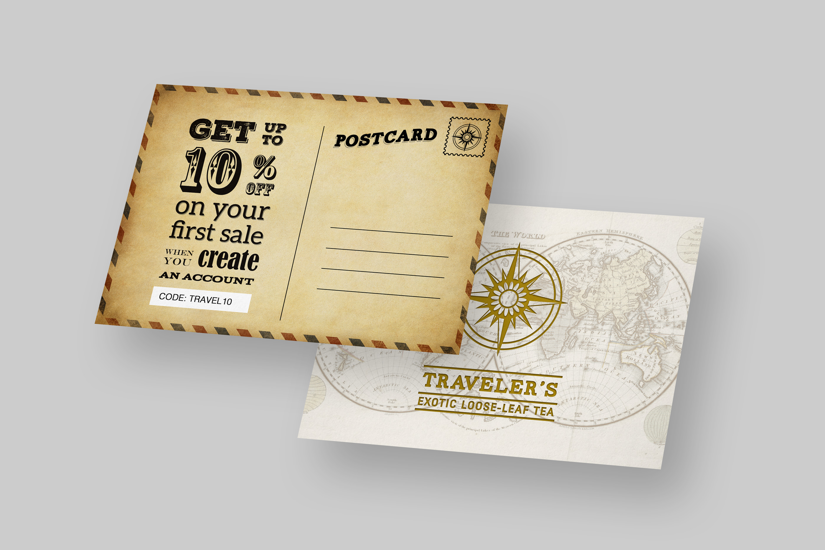 Traveler's Tea Postcard