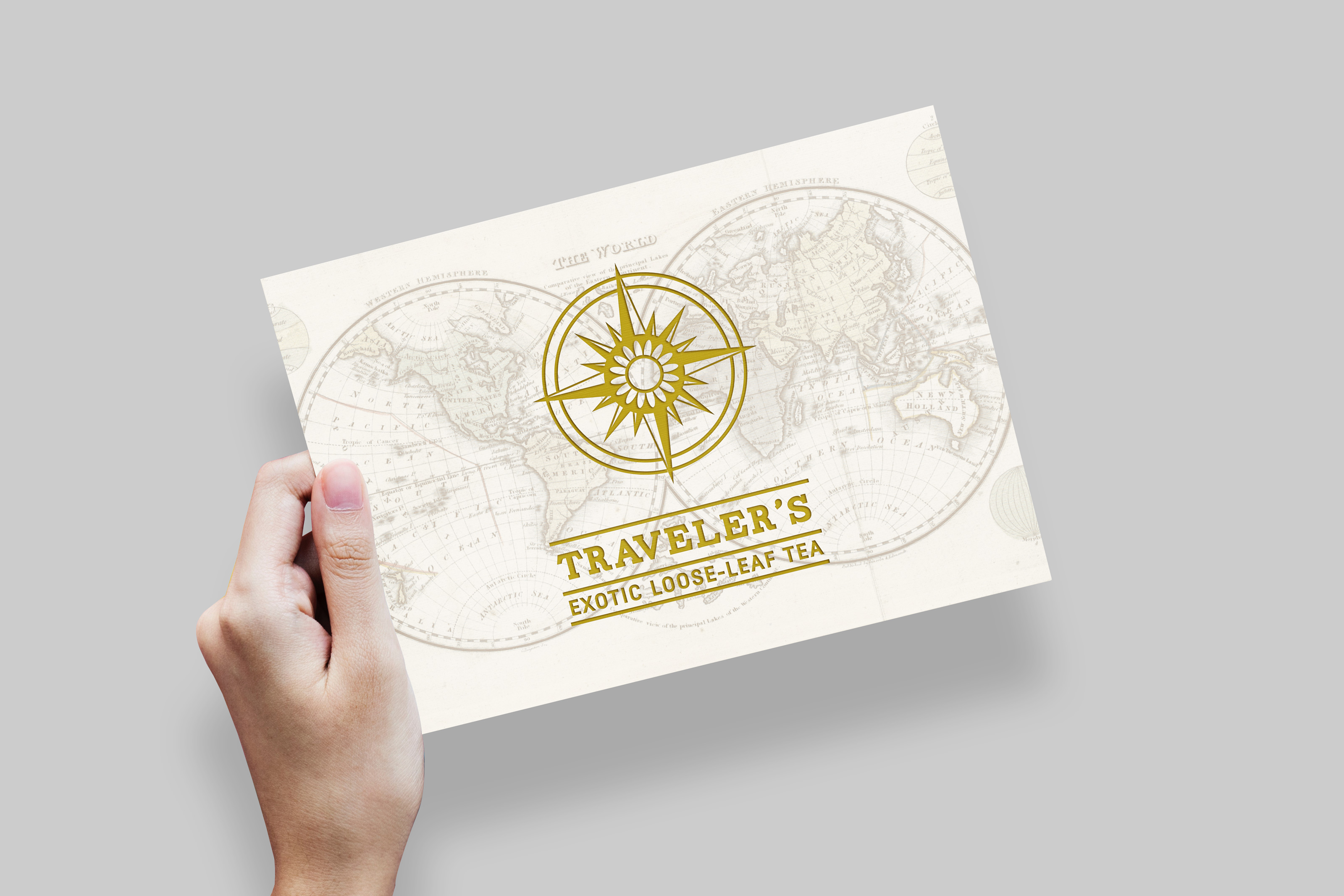 Traveler's Tea Postcard Front