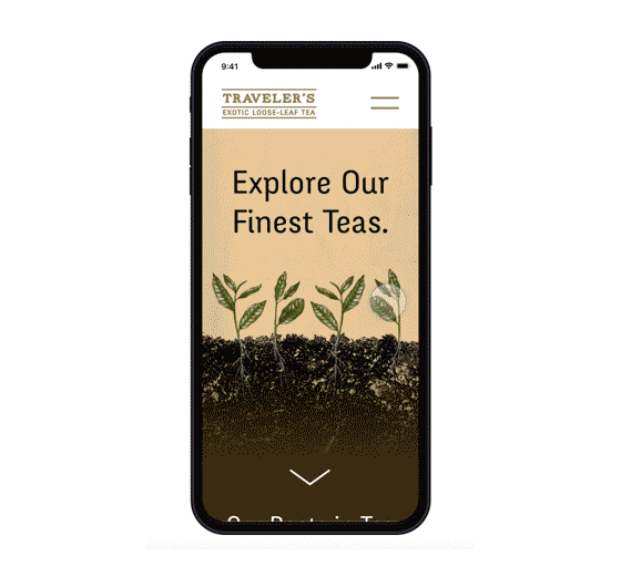 Traveler's Tea Mobile Prototype