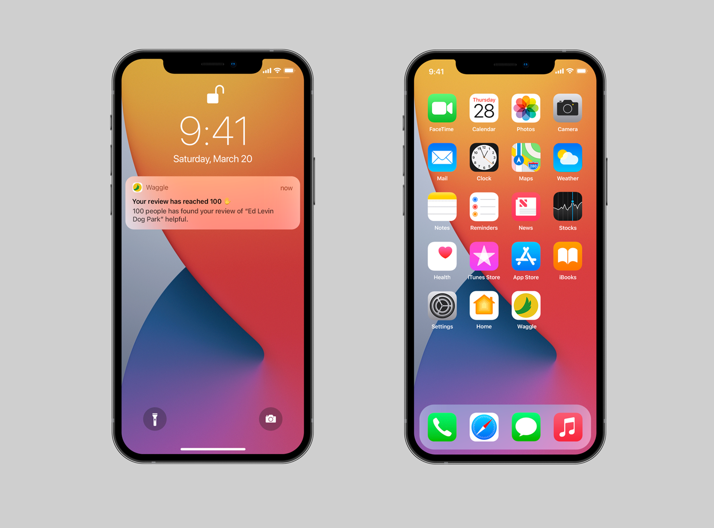 Waggle App Home and Notification
